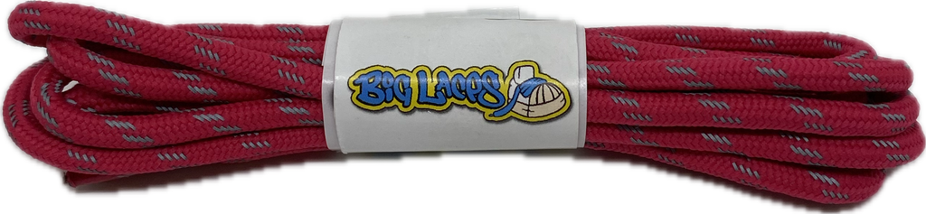 Round_Pink_Reflective_Walking_Boot_Laces_4mm_wide