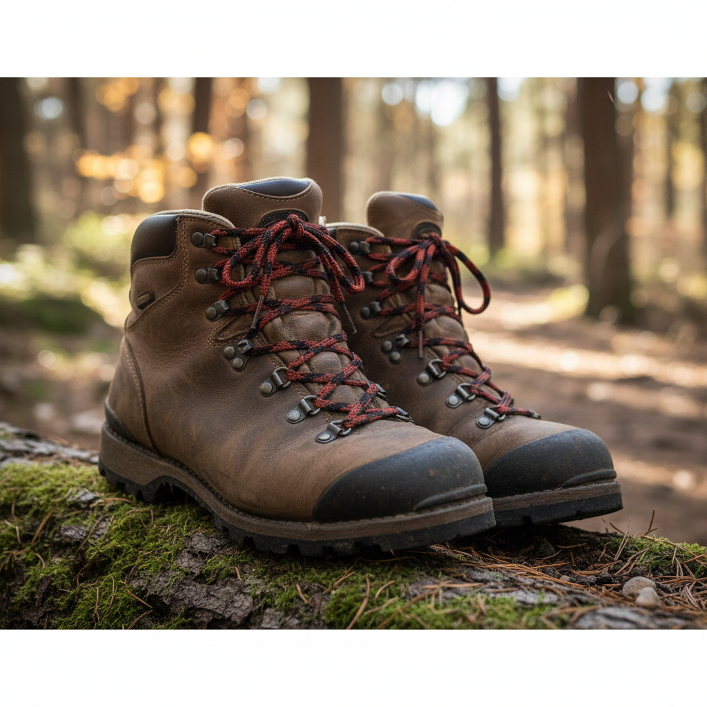 Round Red Black Bootlaces 120cm x 5mm