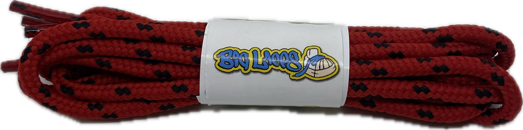 Round_Red_Black_Walking_Boot_Laces_4mm_wide