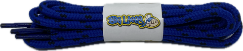 Round_Royal_Blue_Black_Fleck_Walking_Boot_Laces_4mm_wide