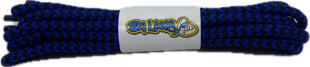 Round_Royal_Blue_Black_Mix_Walking_Boot_Laces_4mm_wide