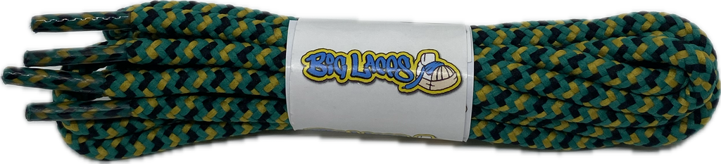 Round_Yellow_Jade_Green_Black_Walking_Boot_Laces_4mm_wide