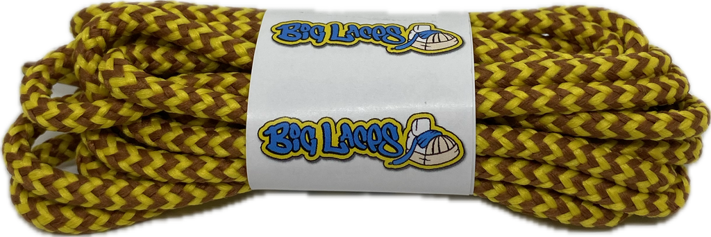 Round_Yellow_Nutmeg_Brown_Walking_Boot_Laces_4mm_wide