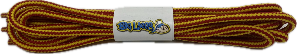 Round_Yellow_Red_Walking_Boot_Laces_4mm_wide