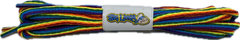 Oval Rainbow Pride Shoelaces - 6mm wide