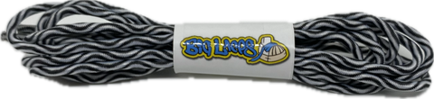 White_Black_Swirl_Elastic_Lock_Laces_3mm_wide