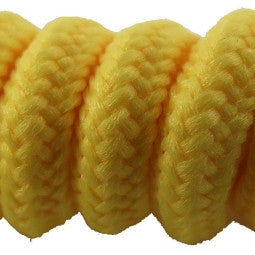 Curly Beach Yellow Shoelaces