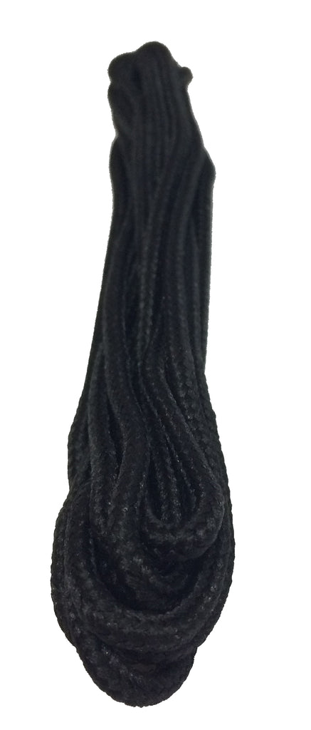Thin Black Dress Shoelaces