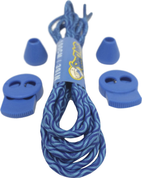 Light Blue Royal Blue Lock Laces