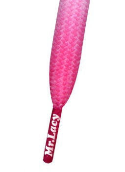 Mr Lacy Fadies - Flat Pink Shoelaces