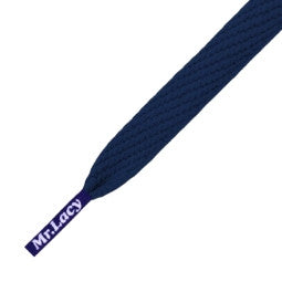 Mr Lacy Flatties - Flat Navy Blue Shoelaces