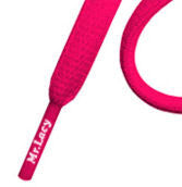 Mr Lacy Slimmies - Oval Neon Pink Shoelaces