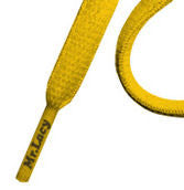 Mr Lacy Slimmies - Oval Yellow Shoelaces