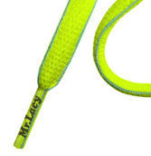 Mr Lacy Slimmies - Oval Neon Lime and Neon Green Shoelaces
