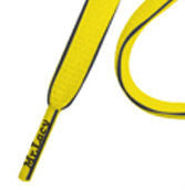 Mr Lacy Slimmies - Oval Yellow and Black Shoelaces