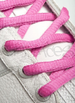Hot Berry Oval Shoelaces