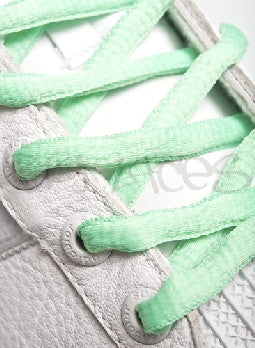 Jade Oval Shoelaces