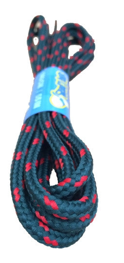 Round Cedar Green and Red Bootlaces