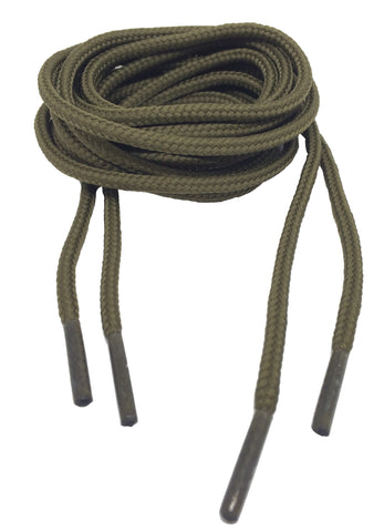 Round Everglade Green Bootlaces