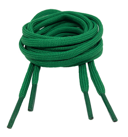 Round Green Shoelaces