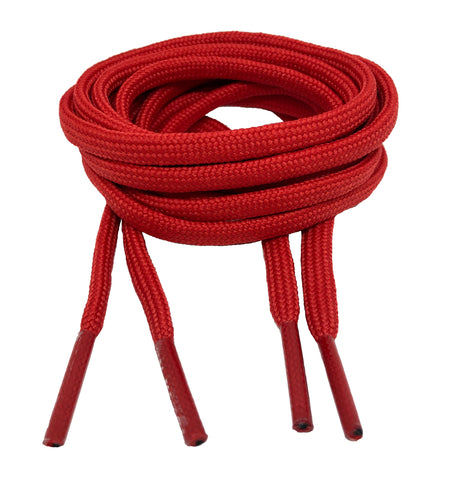 Round Red Shoelaces