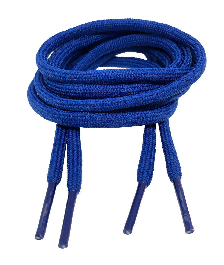 Round Royal Blue Shoelaces