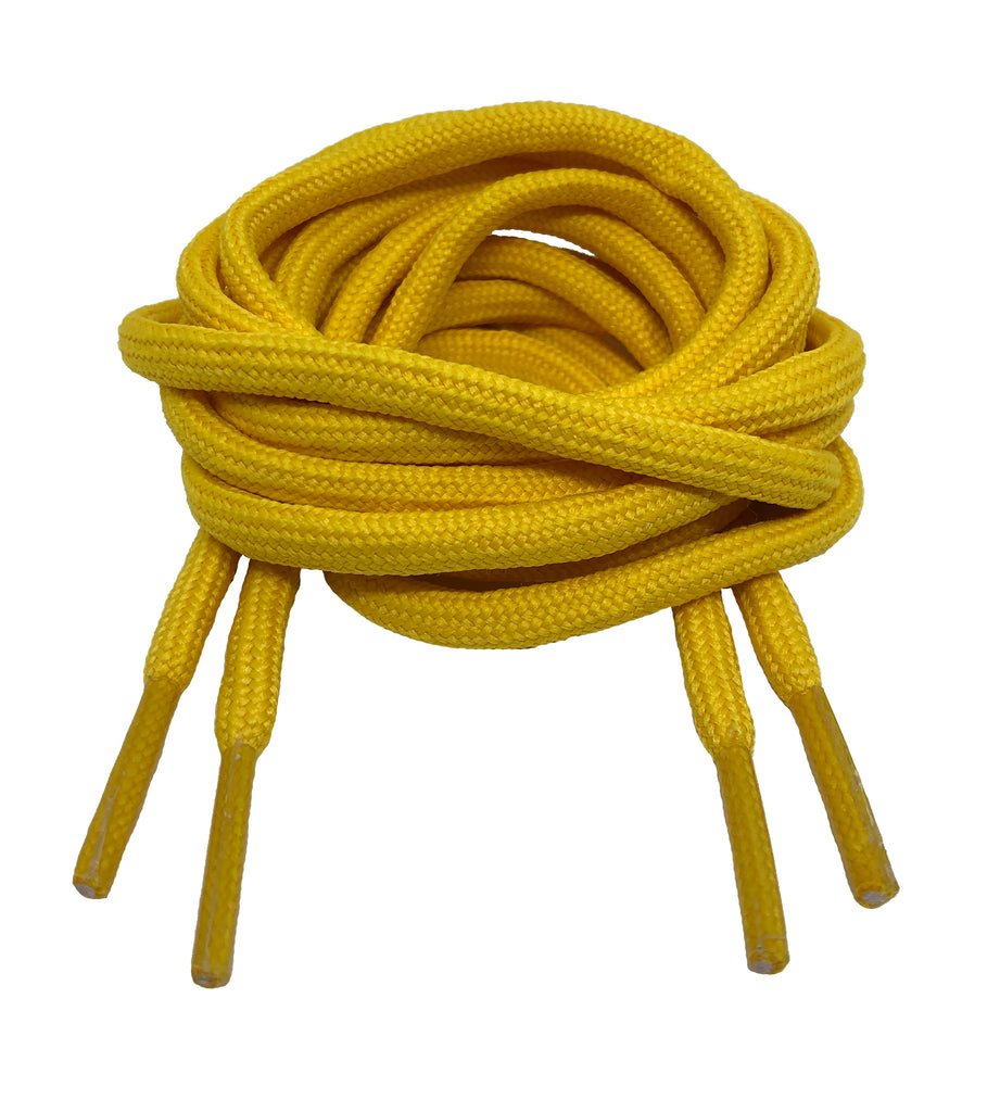 Round Yellow Shoelaces
