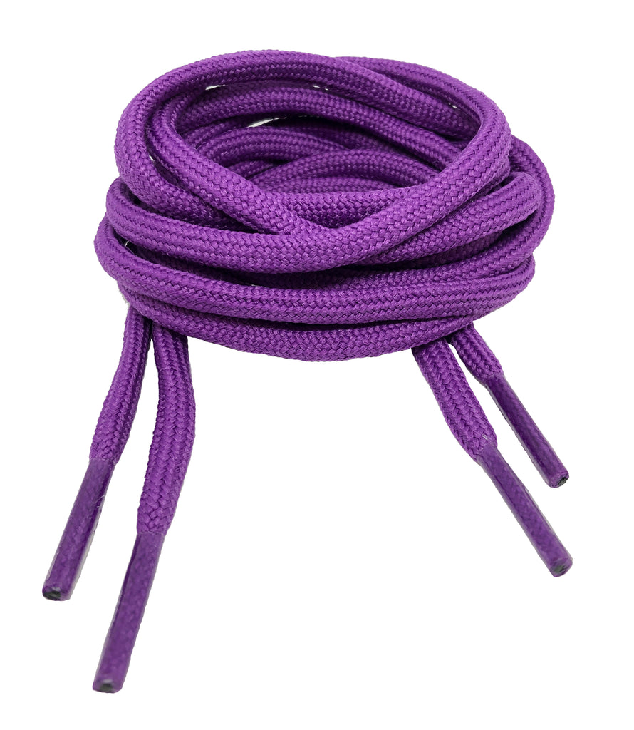 Round Violet Shoelaces