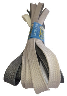 Flat Grey Tie Dye Shoelaces