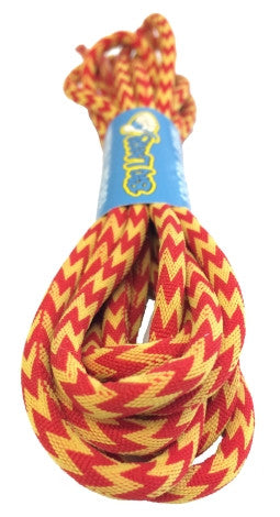 Round Zagged Red Yellow Shoelaces