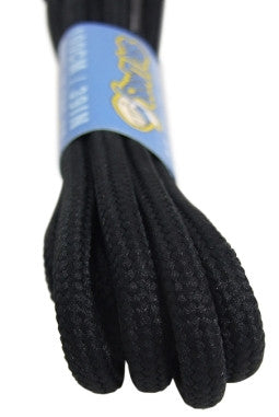 Round Black 5mm wide Laces