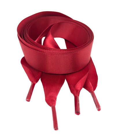 Flat Red Satin Ribbon Laces
