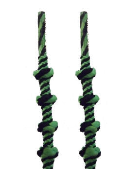 Xtenex Triathlon Green Black Shoelaces