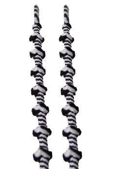Xtenex Triathlon Black White Shoelaces