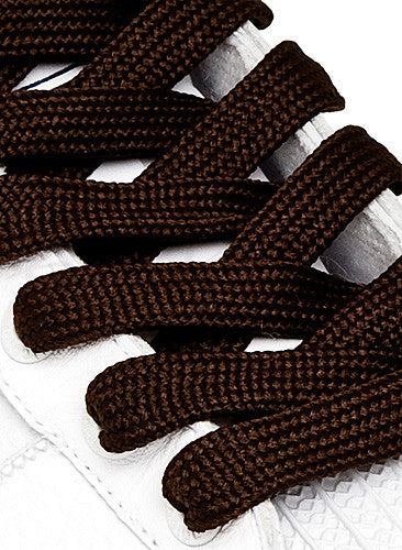 Fat Brown Shoelaces - 13mm wide
