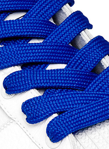 Fat Royal Blue Shoelaces - 13mm wide