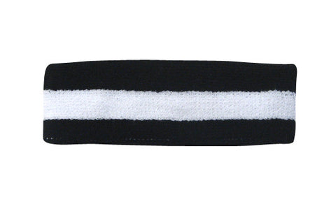 Black and White Sports Quality Headband