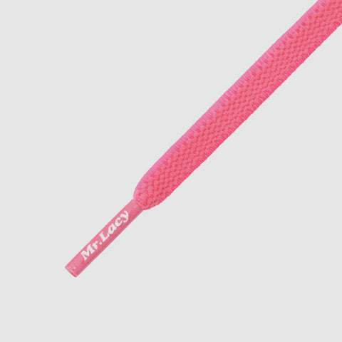 Mr Lacy Flexies Neon Pink Shoelaces