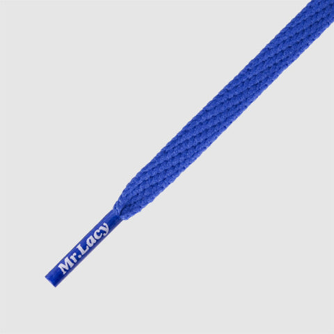 Mr Lacy Skinnies - Flat Royal Blue Shoelaces