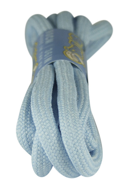 Round Baby Blue Shoelaces