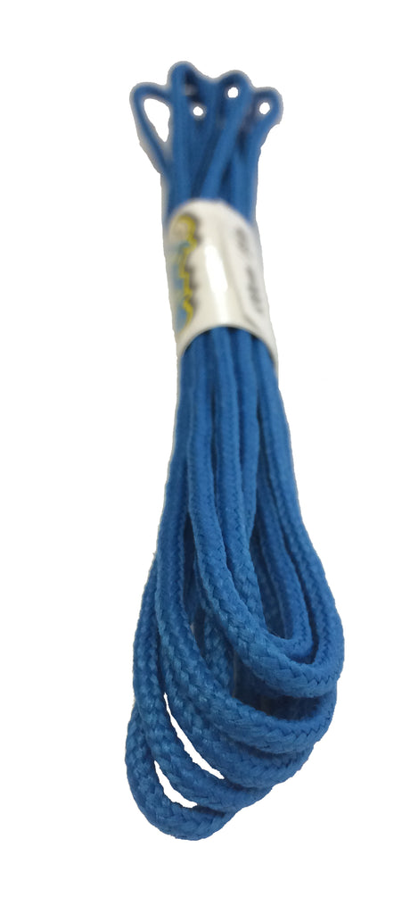 Round Electric Blue Shoelaces