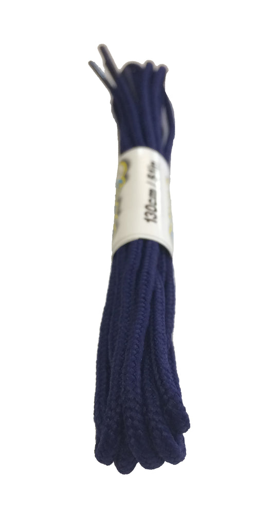 Round French Navy Shoelaces