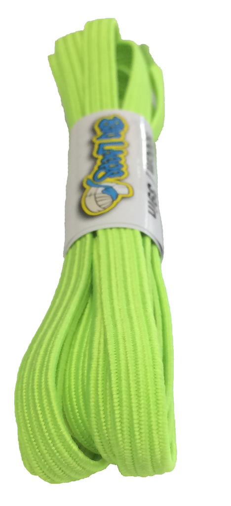 Elastic Neon Yellow Shoelaces