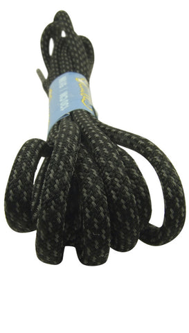 Rope Style Round Black Laces