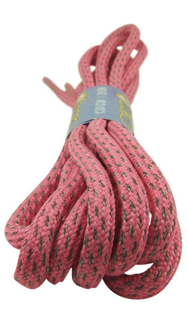 Rope Style Round Neon Pink Laces
