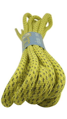 Rope Style Round Yellow Laces