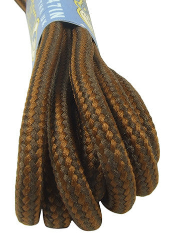 Round Strong Nutmeg and Brown Laces