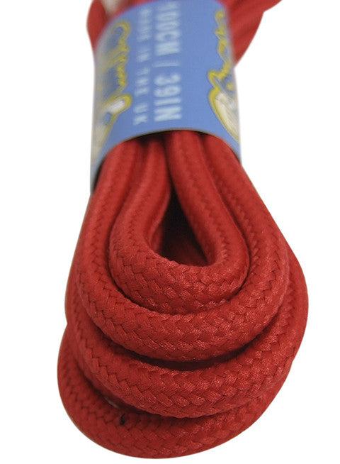 Round Red 5mm wide Laces