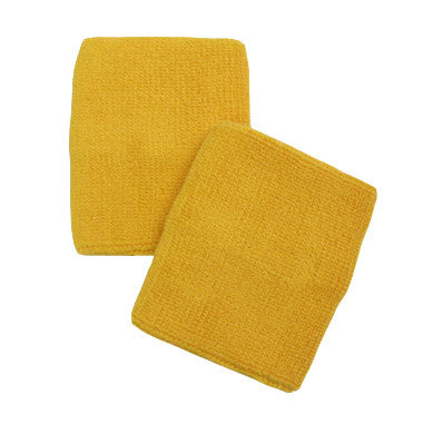 Golden Yellow Sports Quality Wristbands