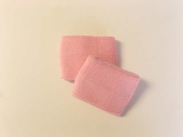 Small Light Pink Sports Quality Wristbands